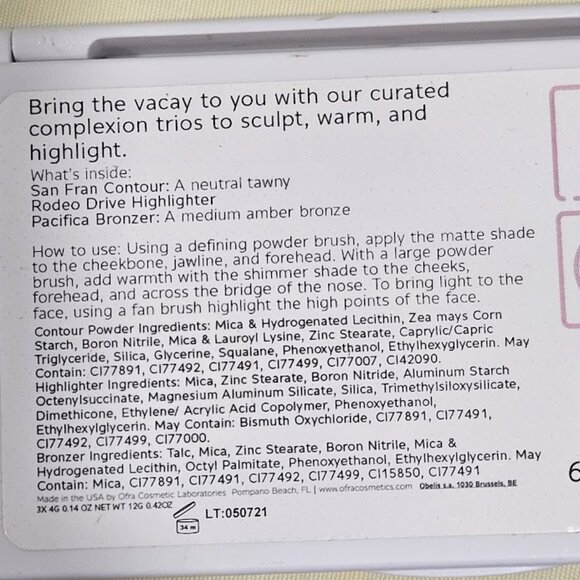 OFRA Midi Palette Face It- Medium Complexion Trios - Picture 4 of 5